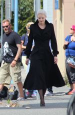 JENNIFER MORRISON on the Set of Once Upon A Time 07/22/2015
