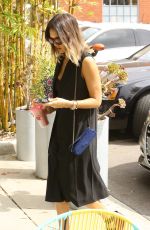 JESSICA ALBA Arrives at Her Office in Santa Monica 07/29/2015