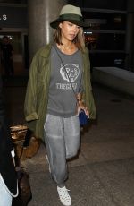 JESSICA ALBA Arrives at Los Angeles International Airport 07/09/2015