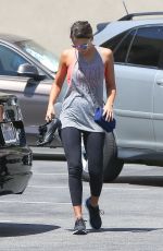 JESSICA ALBA Arrives at Soul Cycle in Los Angeles 07/25/2015