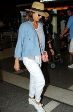 JESSICA ALBA at LAX Airport in Los Angeles 07/05/2015