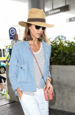 JESSICA ALBA at LAX Airport in Los Angeles 07/05/2015