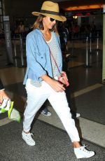 JESSICA ALBA at LAX Airport in Los Angeles 07/05/2015