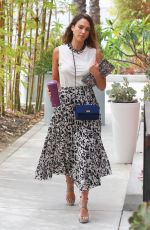 JESSICA ALBA Heading to Her Office in Santa Monica 07/30/2015