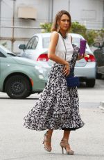 JESSICA ALBA Heading to Her Office in Santa Monica 07/30/2015