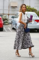 JESSICA ALBA Heading to Her Office in Santa Monica 07/30/2015