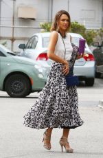JESSICA ALBA Heading to Her Office in Santa Monica 07/30/2015