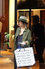 JESSICA ALBA Out Shopping in Paris 07/08/2015