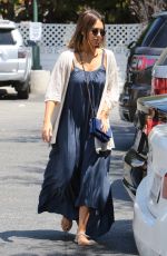 JESSICA ALBA Shopping at Bristol Farms in West Hollywood 07/26/2015