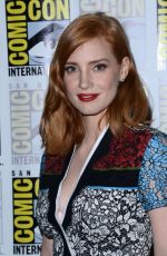 JESSICA CHASTAIN at Crimson Peak Panel at Comic Con in San Diego