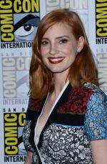 JESSICA CHASTAIN at Crimson Peak Panel at Comic Con in San Diego