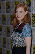 JESSICA CHASTAIN at Crimson Peak Panel at Comic Con in San Diego
