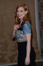 JESSICA CHASTAIN at Crimson Peak Panel at Comic Con in San Diego