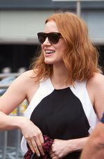 JESSICA CHASTAIN at Heathrow Airport in London 07/15/2015