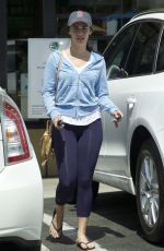 JESSICA LOWNDES in Spandex Out in Los Angeles 06/29/2015