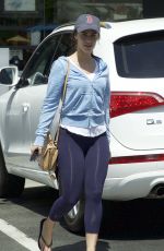 JESSICA LOWNDES in Spandex Out in Los Angeles 06/29/2015