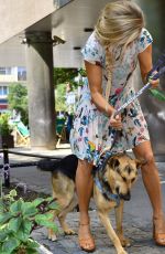JOANNA KRUPA at a Photoshoot with Her Dogs in Warsaw 07/25/2015