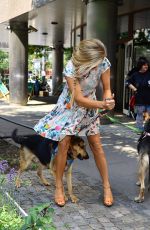 JOANNA KRUPA at a Photoshoot with Her Dogs in Warsaw 07/25/2015