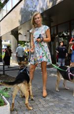 JOANNA KRUPA at a Photoshoot with Her Dogs in Warsaw 07/25/2015