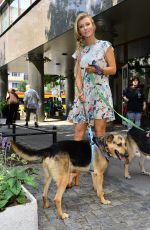 JOANNA KRUPA at a Photoshoot with Her Dogs in Warsaw 07/25/2015
