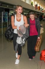 JOEY KING Arrives at LAX Aairport in Los Angeles 07/28/2015