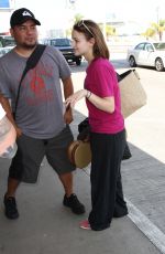 JOEY KING Arrives at LAX Aairport in Los Angeles 07/28/2015