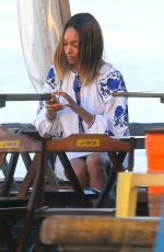 JOURDAN DUNN on the Set of a Photoshoot at a Beach in Rio De Janeiro 07/13/2015
