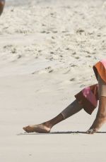 JOURDAN DUNN on the Set of a Photoshoot at a Beach in Rio De Janeiro 07/13/2015