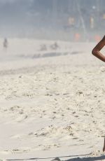 JOURDAN DUNN on the Set of a Photoshoot at a Beach in Rio De Janeiro 07/13/2015