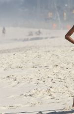 JOURDAN DUNN on the Set of a Photoshoot at a Beach in Rio De Janeiro 07/13/2015