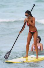 JULIA PEREIRA in Bikini at a Beach in Miami 07/20/2015