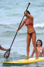 JULIA PEREIRA in Bikini at a Beach in Miami 07/20/2015