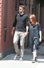 JULIANNE MOORE and Bart Freundlich Out and About in New York 07/03/2015