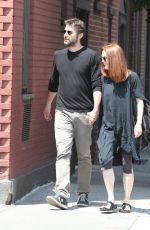 JULIANNE MOORE and Bart Freundlich Out and About in New York 07/03/2015