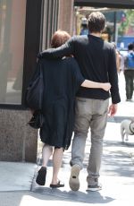 JULIANNE MOORE and Bart Freundlich Out and About in New York 07/03/2015