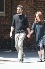 JULIANNE MOORE and Bart Freundlich Out and About in New York 07/03/2015
