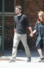 JULIANNE MOORE and Bart Freundlich Out and About in New York 07/03/2015
