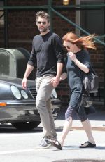 JULIANNE MOORE and Bart Freundlich Out and About in New York 07/03/2015
