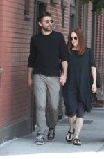 JULIANNE MOORE and Bart Freundlich Out and About in New York 07/03/2015