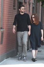 JULIANNE MOORE and Bart Freundlich Out and About in New York 07/03/2015