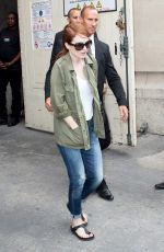 JULIANNE MOORE Leaves Chanel Fashion Show in Paris