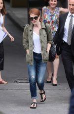 JULIANNE MOORE Leaves Chanel Fashion Show in Paris