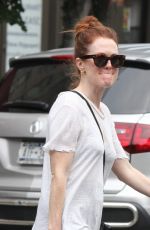 JULIANNE MOORE Out Shoping in West Village 07/02/2015