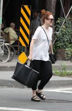 JULIANNE MOORE Out Shoping in West Village 07/02/2015