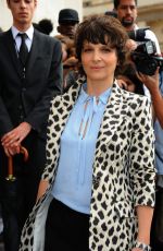 JULIETTE BINOCHE at Giorgio Armani Fashion Show in Paris