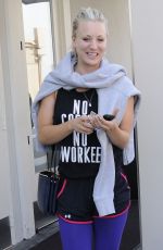KALEY CUOCO at Lancer Skincare Clinic in Beverly Hills 07/20/2015