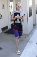 KALEY CUOCO at Lancer Skincare Clinic in Beverly Hills 07/20/2015