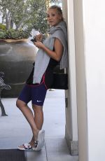 KALEY CUOCO at Lancer Skincare Clinic in Beverly Hills 07/20/2015