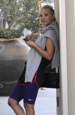 KALEY CUOCO at Lancer Skincare Clinic in Beverly Hills 07/20/2015