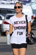 KALEY CUOCO Leaves a Gym in Beverly Hills 07/13/2015